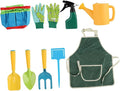GALPADA 1set Boys and Girls Gardening Tools Set Hand Planting Kit Apron Shovel Rake and Garden Accessories for Boys and Girls Safe and Fun for Toddlers