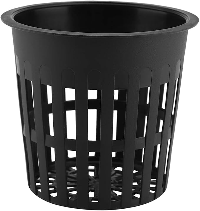 Net Pots for Hydroponics 16pcs Durable Safe Plastic Hydroponic Basket Cup for Garden Balcony Planting