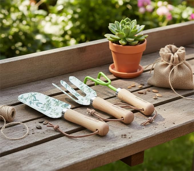 Gardenwind 32pcs Gardening Tools for Women Heavy Duty Gardening Tools Set with Fashion and Function Water Proof Garden Tool Set Gardening Gifts for Women