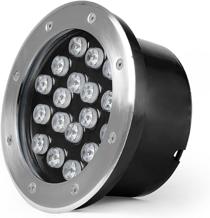 Outdoor Ground Light Low Voltage Round Landscape Lamp IP65 Waterproof LED Underground Light for Driveway Garden Pathway Patio