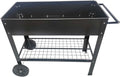 Dawn Mobile Metal Raised Garden Bed Cart with Legs Elevated Tall Planter Box with Wheels for Outdoor Indoors House Patio Backyard Vegetables Tomato DIY Herb Grow Black
