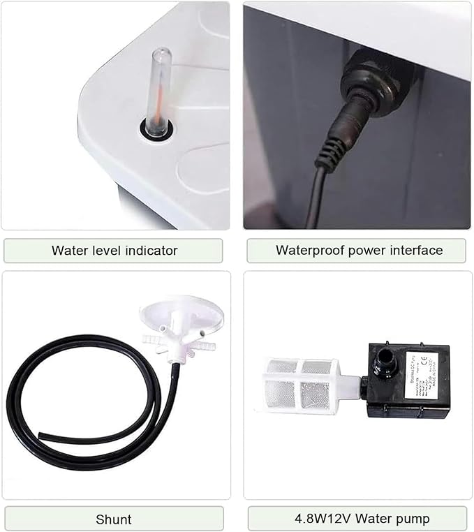 45 Holes Hydroponics Growing System Indoor Grow System Vertical Grow Tower Soilless Cultivation Growing System for Fruits and Vegetables-1PC