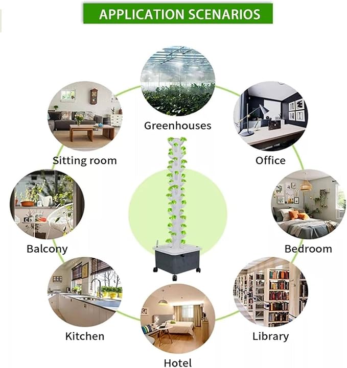 Hydroponics Growing SystemHydroponic TowersHydroponic Growing Sys Kits for Fruits and VegetablesTower Garden Hydroponic Growing SysSoilless Growing Towers