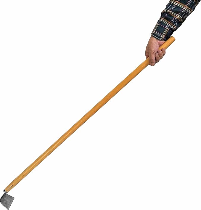 Garden Hoe Long Handle 43 Heavy Duty Japanese Stainless Steel Made in JAPAN Draw Hoe Weeding Tool Stand Up Weeder Hand Tool