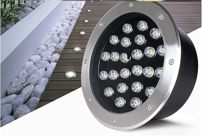 LED Ring Fountain Light - Submersible Landscape Spotlight DC 24V Pool Underwater Lighting IP67 Waterproof for Garden Fountain Pools