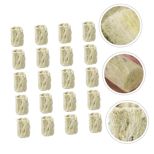 Sosoport 120pcs Compressed Soil Blocks for Hydroponics and Soilless Cultivation Nutrient-Rich Transplanting Plugs for for Orchids Tomatoes and Peppers