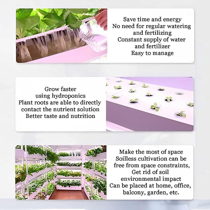 Hydroponics Growing TowerHydroponic Growing with Automated LED Grow Lights Garden Tower Aeroponics Growing Kit Intelligent Multi-Layer Planter Soilless Cultivation Equipment120holes