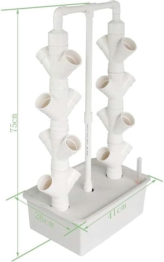 Hydroponics Growing System Vegetable Plant Tower Water Circulation System Detachable Multi-Layer Desktop Planting Frame32 Sites//1pc