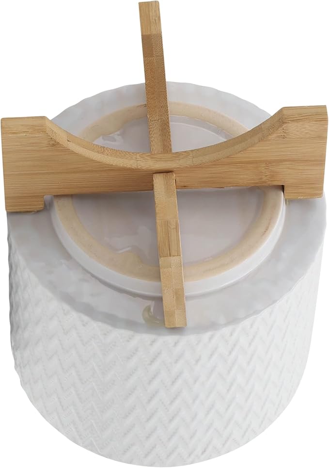 8 Planter W Stand White