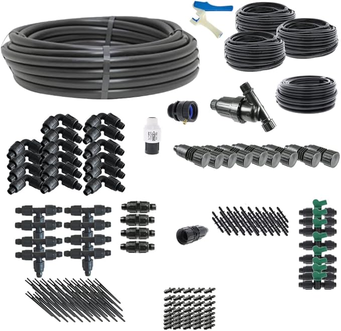 Metal Raised Bed Basic Irrigation Kit - Kit Size : Premium