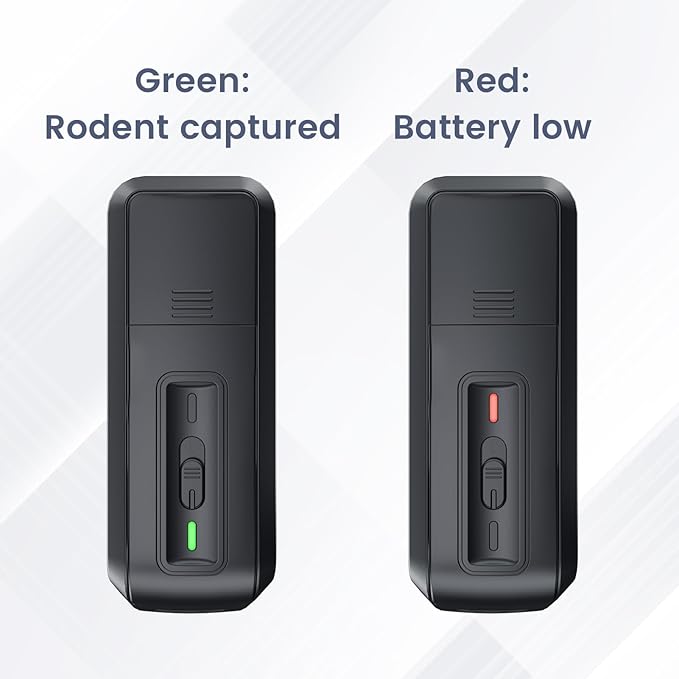 OWLTRA OW-2 Indoor Electric Mouse Trap 2 PCS Instant Kill Rodent Zapper with Pet Safe Trigger Black