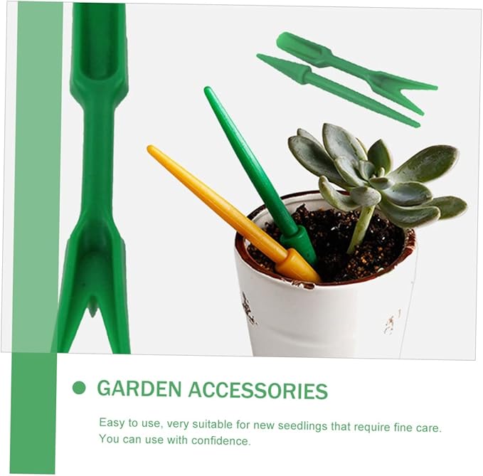 Happyyami 40 Sets Sowing Device Bonsai Planting Tool Potato Fork Succulent Widger Garden Hand Tool Mini Transplanting Tool Soil Scoops Hole Puncher Abs Pearlescent Work Supplies