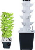 Garden Hydroponic Growing System 15/20/25/30 Pods Hydroponics Tower Aquaponics Planting System with Hydrating Pump Adapter Net Pots Timer (Color : 25holes)
