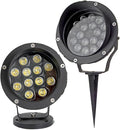 Garden Lights LED Adjustable Lawn Spotlights Used for Landscape Lawns and Outdoor Courtyards(Ground Type - Green Light)