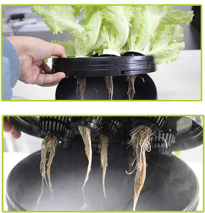 CYJZWOH Plant Nursery Pots with Humidity Dome Soft Transparent Plastic Gardening Pot Hydroponic Growing Kit Planting Containers Cups Planter Small Starter Seed for Seedling
