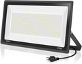 500W LED Flood Light Outdoor2750W Equivalent Super Bright FloodLight with Plug58600LM 5000K Daylight White IP66 Waterproof Commercial Lighting for Sports FieldsCountsArenaStadium