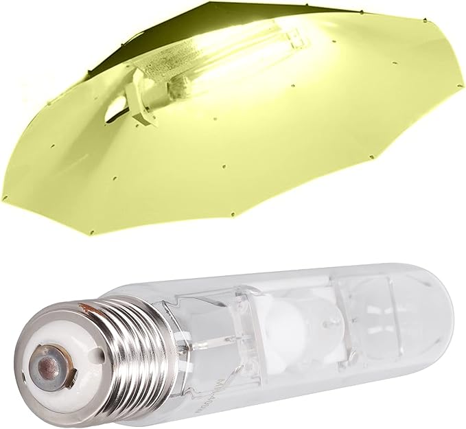Pssopp Metal Halide Lamp Metal Halide LED Plant Grow Light with LEDs Metal Halide Lamp 400W Low Power Consumption Plant Growth Bulb Replacement 110V to 240V