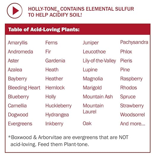 Espoma Organic Holly-tone 4-3-4 Natural &amp Organic Evergreen &amp Azalea Plant Food 18 lb. Bag The Original &amp Best Fertilizer for all Acid Loving Plants including Rhododendrons &amp Hydrang