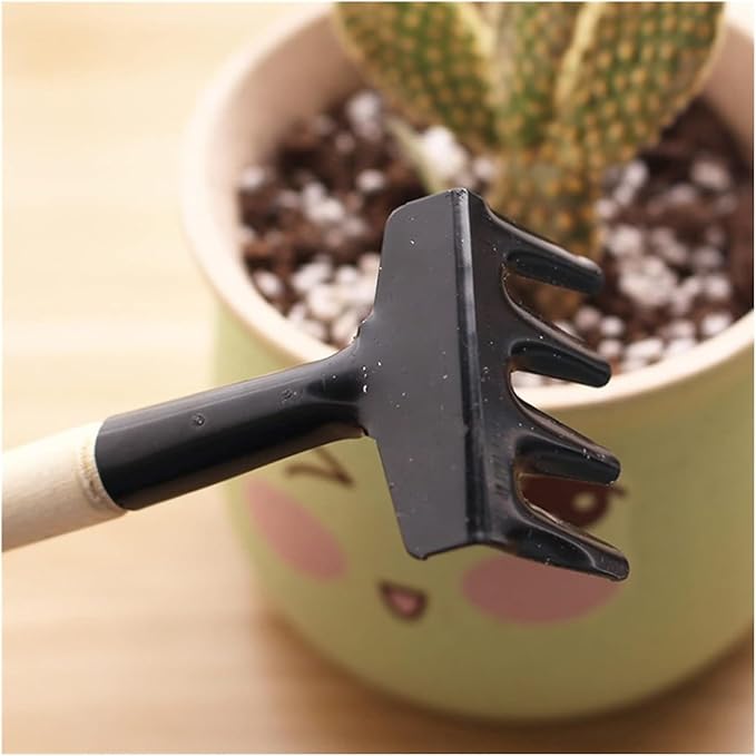 Garden Tools Gardening Tools 3pcs Mini Portable Gardening Tool Metal Head Shovel Rake Spade Plant Garden Tool Set Garden