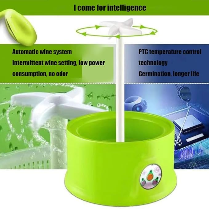Portable Bean Sprouts Machine 2 Layers Automatic Sprouts Growing Kit Three Modes for Soybean Mung Bean Red Bean Radish