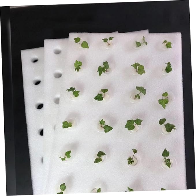 POPETPOP Soilless Cultivation Kit Greenhouse Hydroponic Tower Basket Sponge Planting Tray