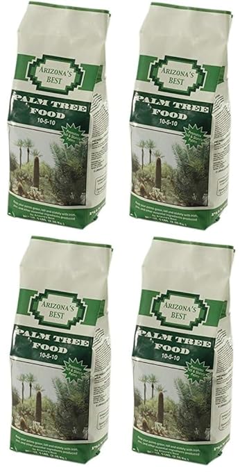 Arizona's Best AZB10050 5 Lb Palm Tree Food Fertilizer - Pack of (4)