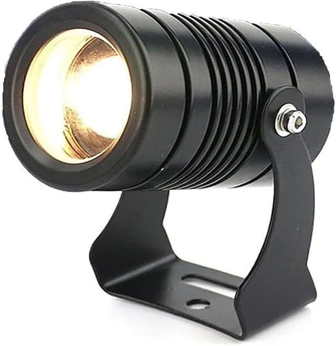 10W Warm White LED Beam Spotlight - IP67 Waterproof Ground Light Narrow Beam Outdoor Wall Washer 1/2PCS Buried Landscape Lighting for Garden &amp Pathway