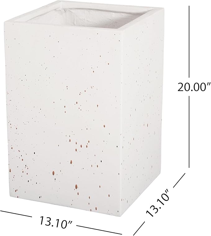 Handmade Rectangle Planter Box 20''H White