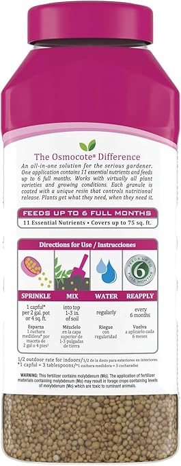 Osmocote Smart-Release Plant Food Plus Outdoor &amp Indoor Fertilizer 2 Lbs. (8)