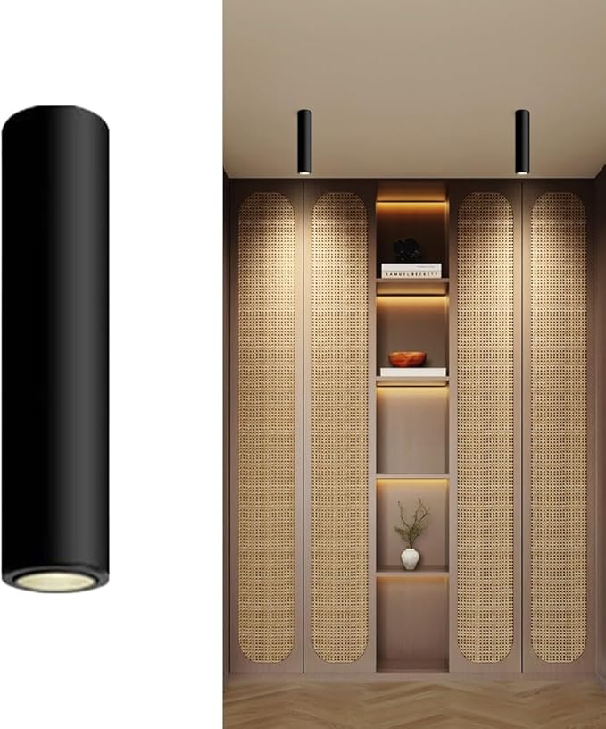 7w Led Zoomable Ceiling Spotlight Exposed Mounted Spot Adjustable Beam Angle 15°–60° Directio l Spotlights for Corridor Living Room Artwork