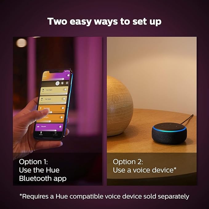 Philips Hue Iris Smart Table Lamp Gold - White and Color Ambiance LED Color-Changing Light - 1 Pack - Control with Hue App - Compatible with Alexa Google Assistant and Apple Homekit