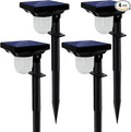 S NMT Solar Landscape Spotlight 4 Pack IP65 Waterproof Outdoor Garden Solar Powered Pathway Light Motion Sensor Path Lighting for Yard Patio Pathway