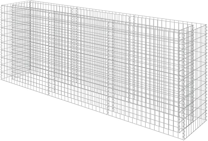 Galvanized Steel Raised Garden Bed Large 106.3 x 106.3 x 39.4 in Silver Planter Box with 3086 lbs Load for Outdoor Vegetable Flower Patio &amp Yard Use