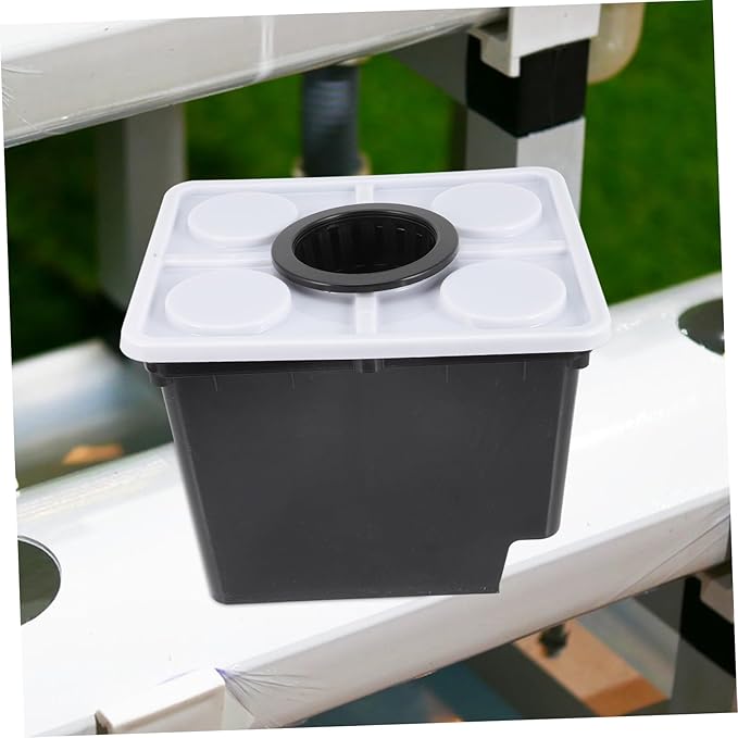 Toyvian Hydroponic Soilless Cultivation Bucket Lid for Greenhouse Vegetable and Fruit Gardening Easy Installation and Practical for Home Planting