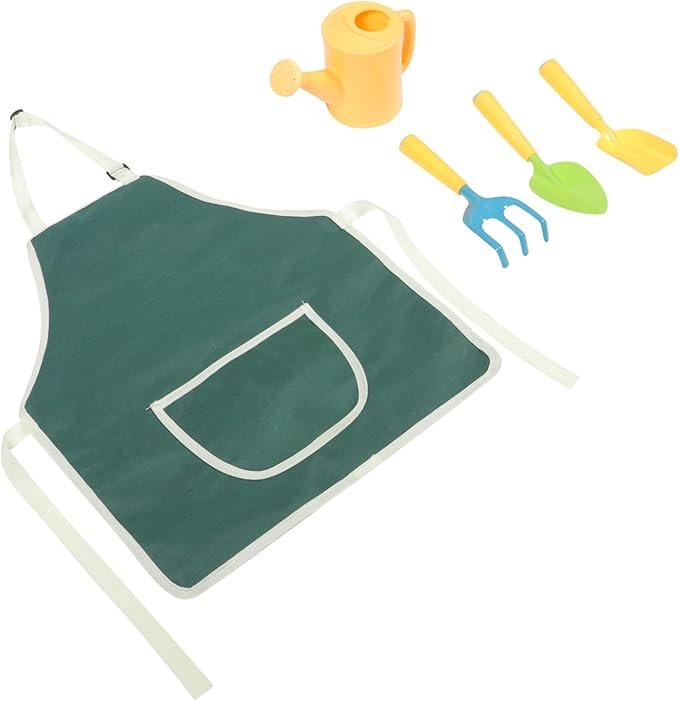 GALPADA 1set Mini Garden Tools Set Boys and Girls Gardening Tools Shovel Rake Watering Can for Boy Girl's Play