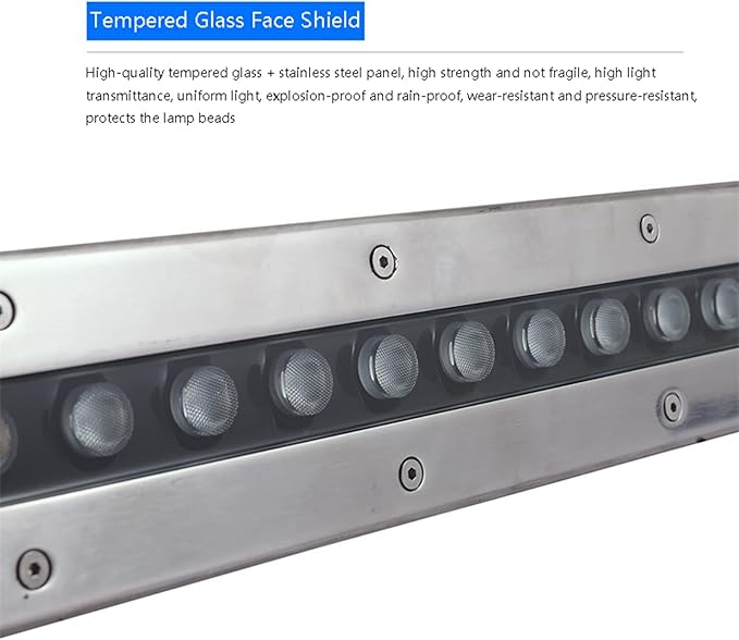 IP66 Waterproof LED Ground Lights - Recessed Outdoor Buried Lighting for Patios Pathways Yards Driveways and Gardens - AC85-110V Warm White 3W