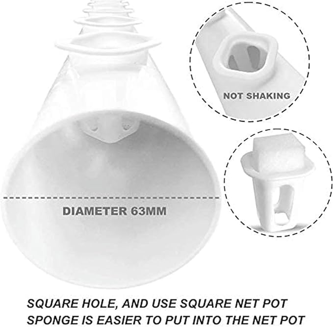 3 Layers 72 Plant Sites 8 Pipes Hydroponics Grow Kit PVC Leafy Vegetables Water Culture System with Water Pump Timer/1PC