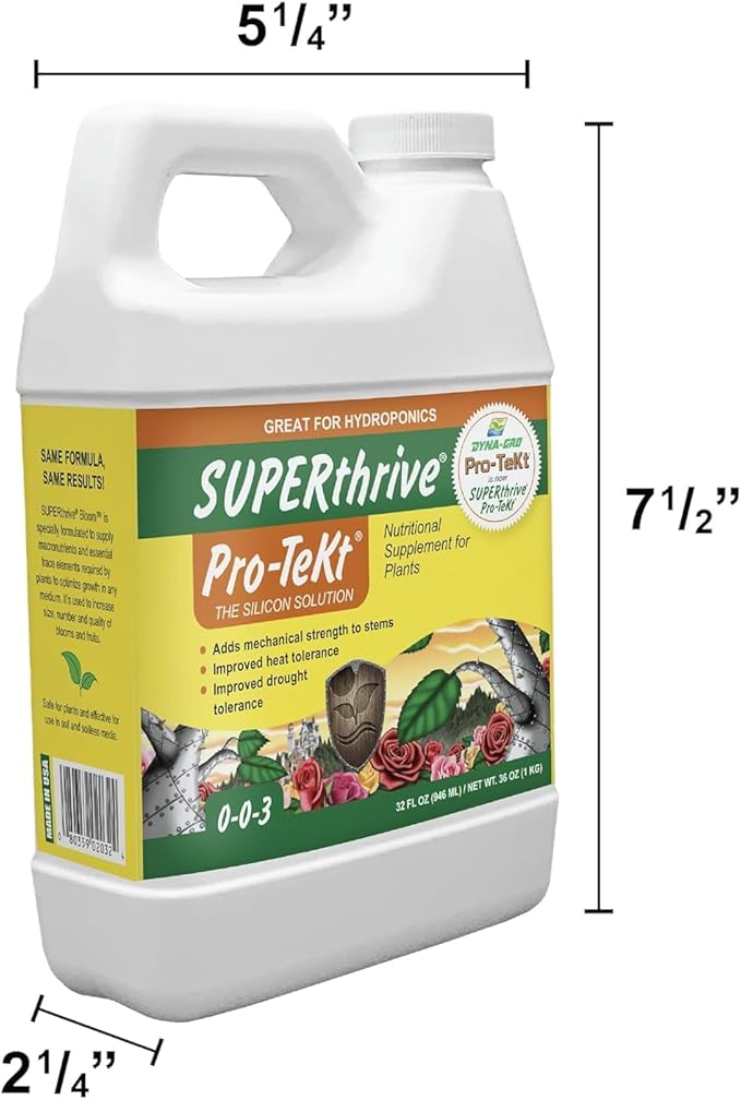 Dyna-Gro® Pro-Tekt® 0-0-3 Silicon Supplement for Plants 1 qt