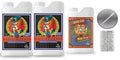 Advanced Nutrients Connoisseur Bloom A &amp B 4 Liter &amp Sensi Cal-Mag Xtra 1 Liter Bundle with Conversion Chart and 3mL Pipette