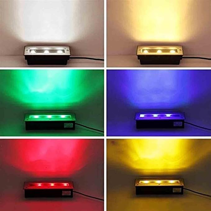 Rectangle Buried Lights - Energy Saving Underground Light LED AC85-265VOutdoor Buried Lights Ground LED Landscape Light Outdoor Recessed Spotlight Outdoor Floor Lamp(White Light36W)