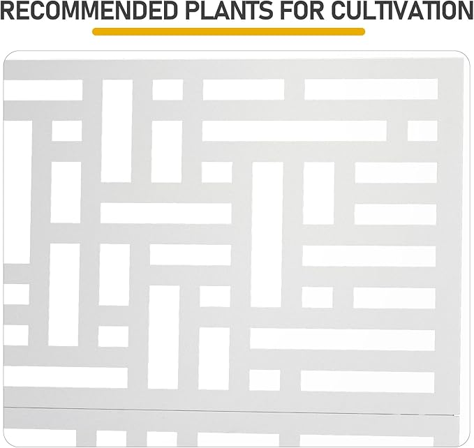 White Raised Beds Metal Garden Bed with Trellis for Climbing Vegetables Cucumber Trellis Planter Box Support for Peas Beans and Flowering Vines Planter Box Heavy Duty Outdoor Planter for Patio
