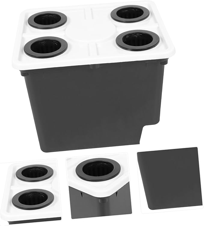 Soilless Cultivation Bucket Hydroponics Plant Growth Basket for Greenhouse Vegetable Cultivation Durable Design for Indoor Gardening and Automatic Watering Systems