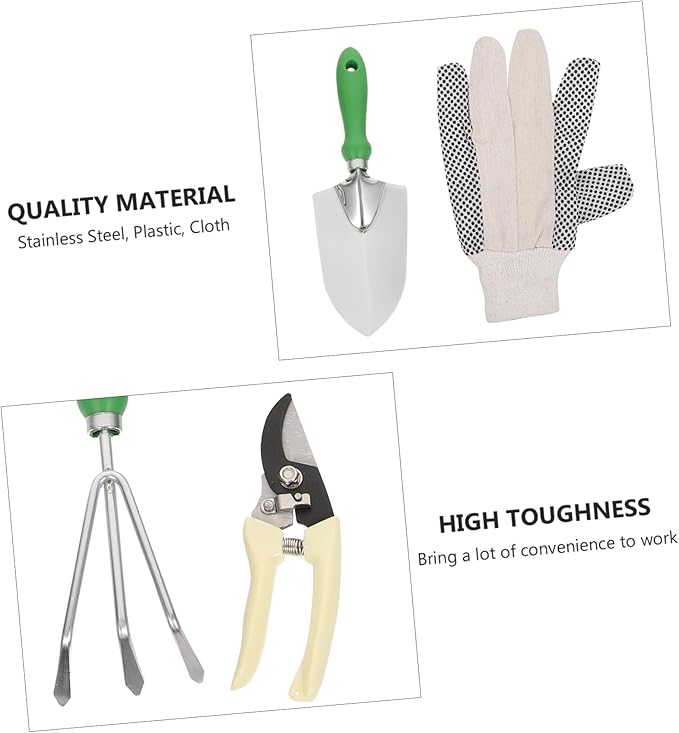 11pcs Garden Tool Set for Women Set Planting Shovel Weeding Tool Rake Compact for Outdoor Use