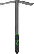 Yard Butler Terra Garden Hand Tools - Weeding Hand Tiller Tool for Efficient Gardening - Weed Remover Tool for Lawn &amp Garden Care - Durable Gardening Accessory Mattock