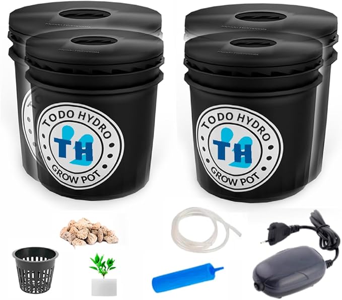 Hydroponic Kit N3 5gal x4 DWC System Professional Complete Indoor Garden