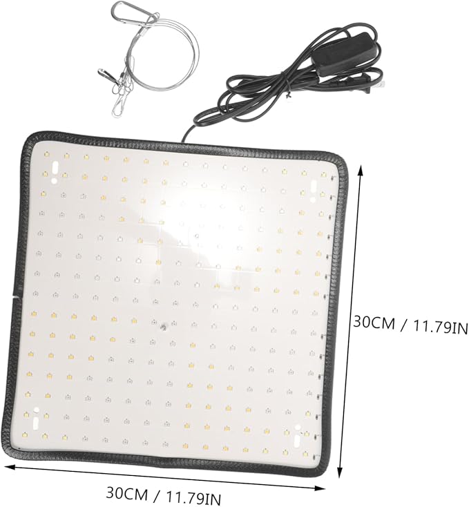 Full Spectrum 225 Led Grow Light for Indoor Plant Dimmable Light Chain Red White for Greenhouse House Tent Lab