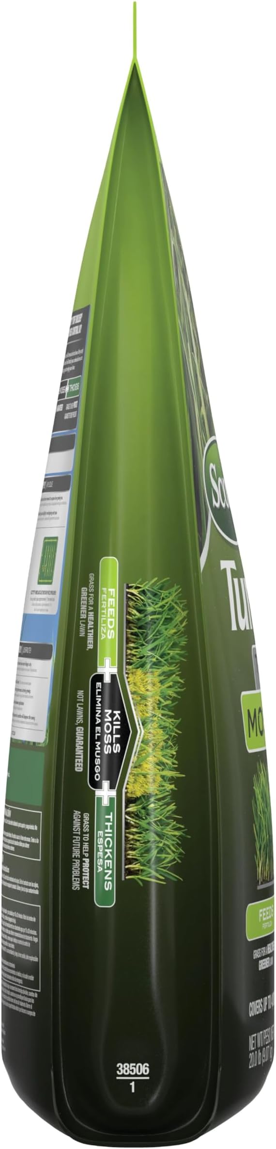 Scotts Turf Builder Triple Action for Moss Control - Moss Killer and Lawn Fertilizer Lawn Care Covers Up to 4000 sq. ft. 20 lb.