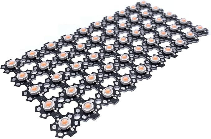 1W 3W 5W Full Spectrum LED Grow Light Chip 380-840nm LED Grow Chip for Indoor Plant Grow with 20mm Black PCB Star (5W)