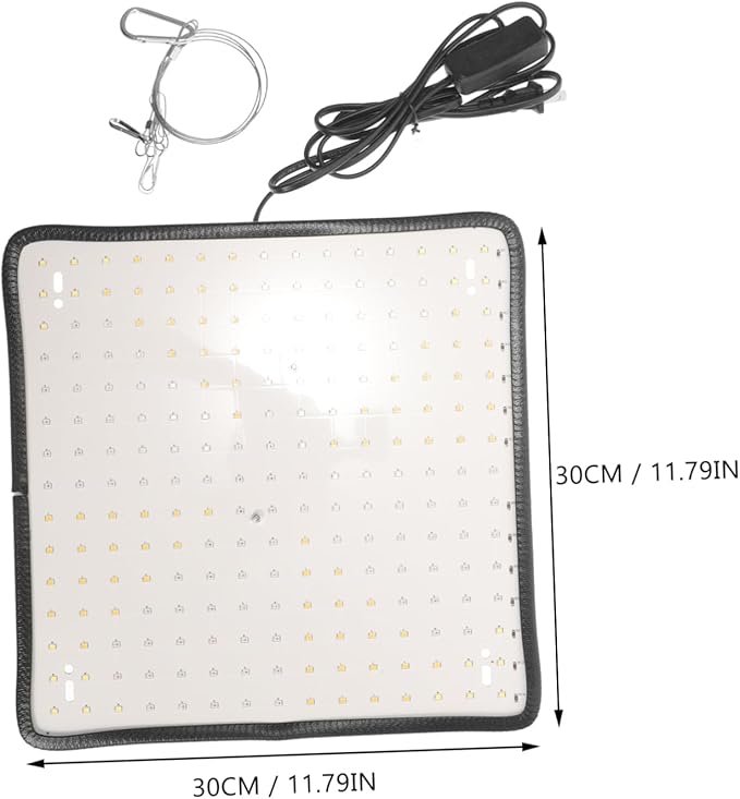 BESPORTBLE 225 LED Hanging Grow Light for Indoor Plants Full Dimmable Plant Growth Lamp Chain Thin