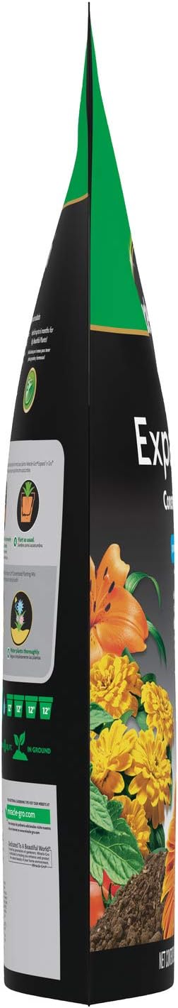 Miracle-Gro Expand 'n Gro Concentrated Planting Mix Just Add Water for up to 3X Expansion For Container and In-Ground Use .67 cu. ft. Expands up to 2 cu. ft.